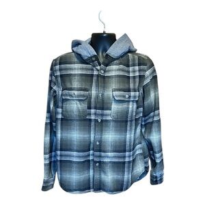 Old Navy Hooded Flannel Size Medium